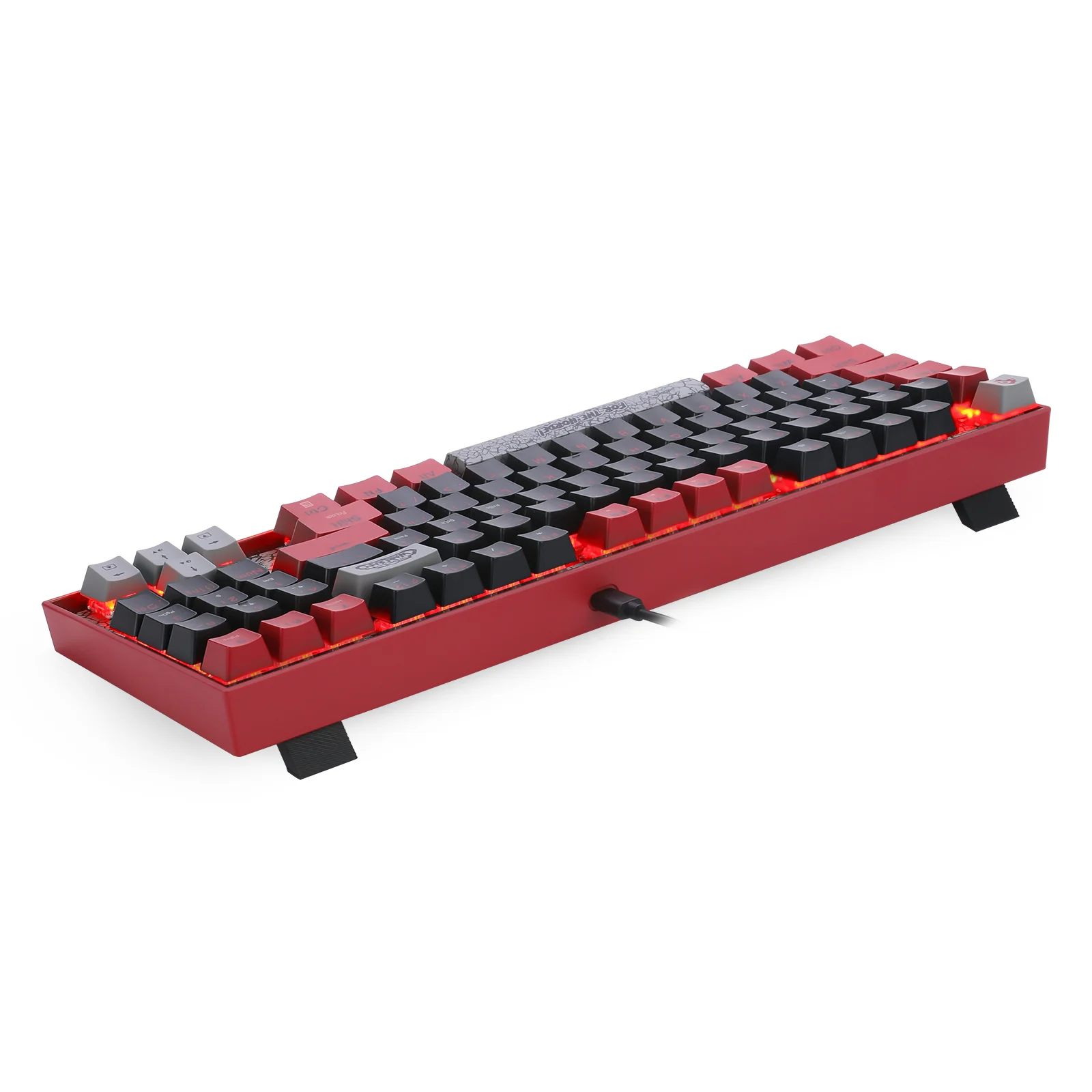 Redragon World of Warcraft Wired Mechanical Keyboard (Blue, Red) (YGM1) - Image 14