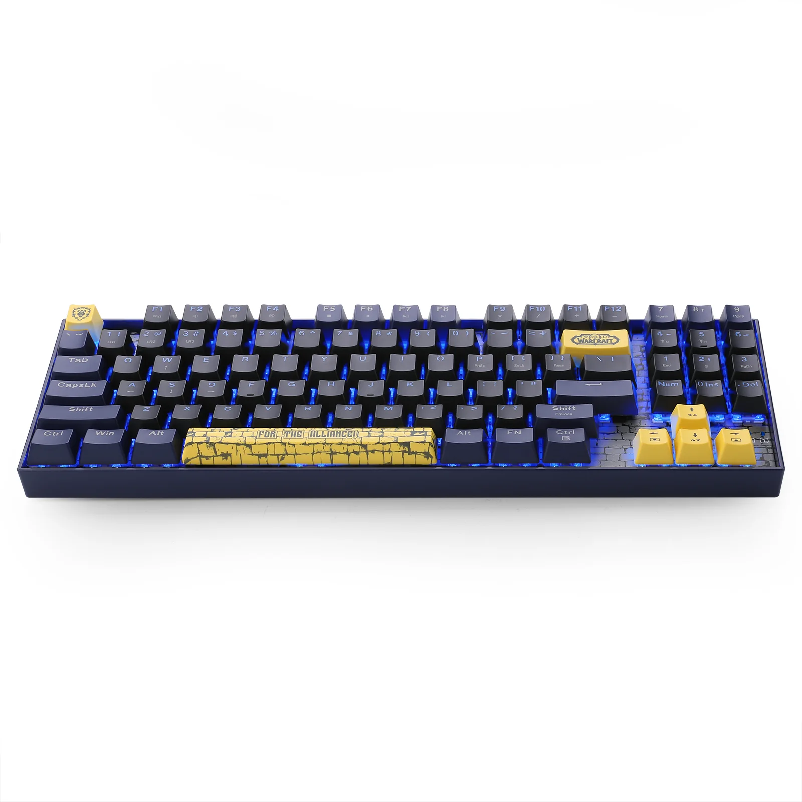 Redragon World of Warcraft Wired Mechanical Keyboard (Blue, Red) (YGM1) - Image 4