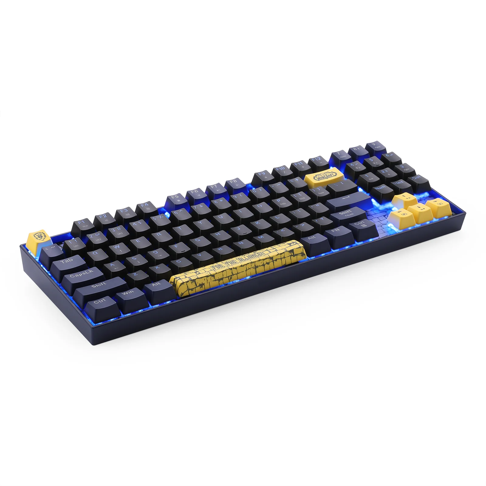 Redragon World of Warcraft Wired Mechanical Keyboard (Blue, Red) (YGM1) - Image 5
