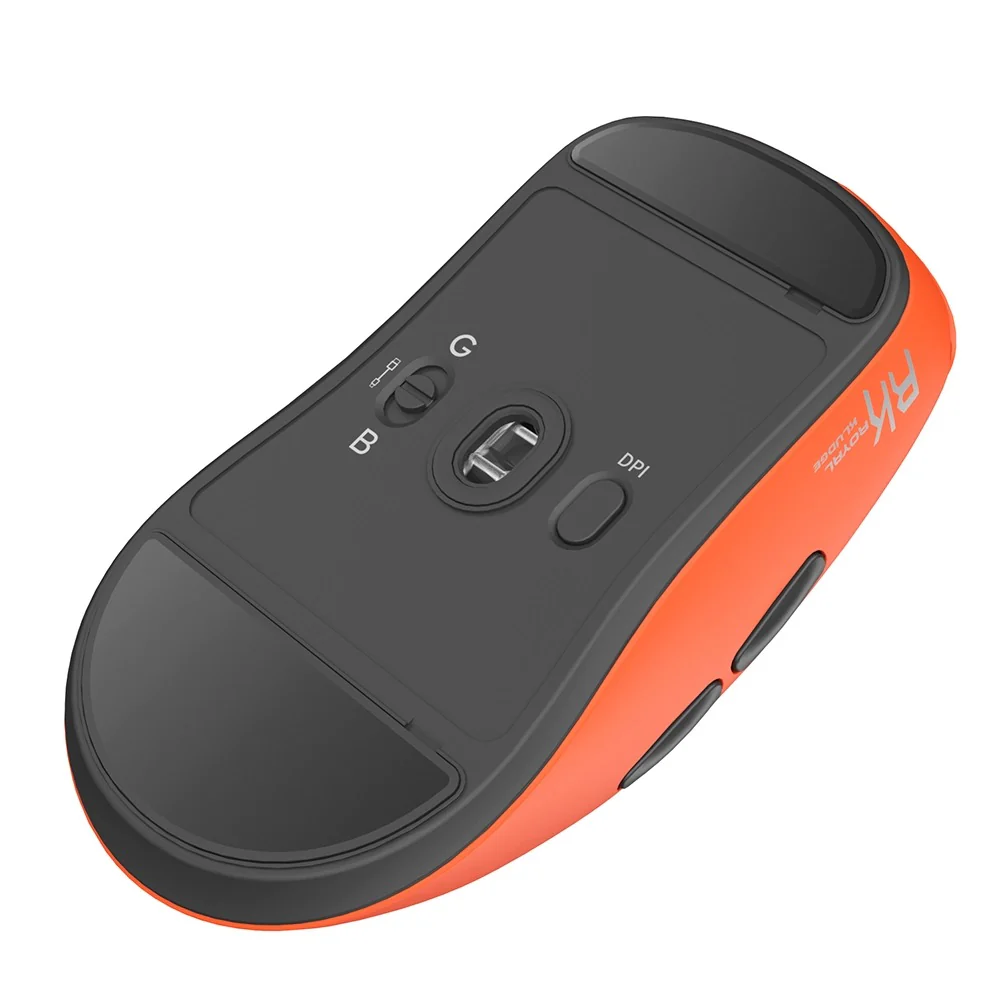 Royal Kludge M30 1K Hz Gaming Mouse (Black Orange, White Blue, RK Orange) - Image 19