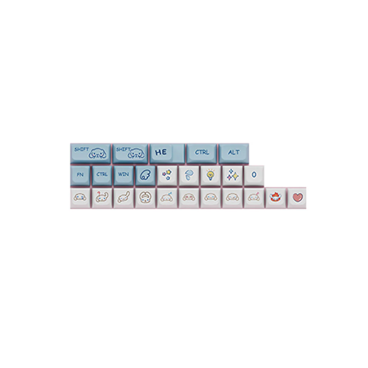 Royal Kludge PBT Keycaps 129 Keys XDA-101 - Image 2