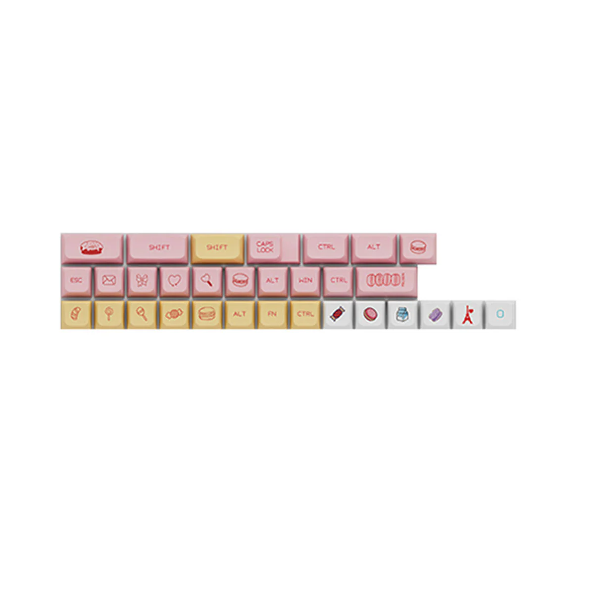 Royal Kludge PBT Keycaps 148 Keys XDA-102 - Image 2