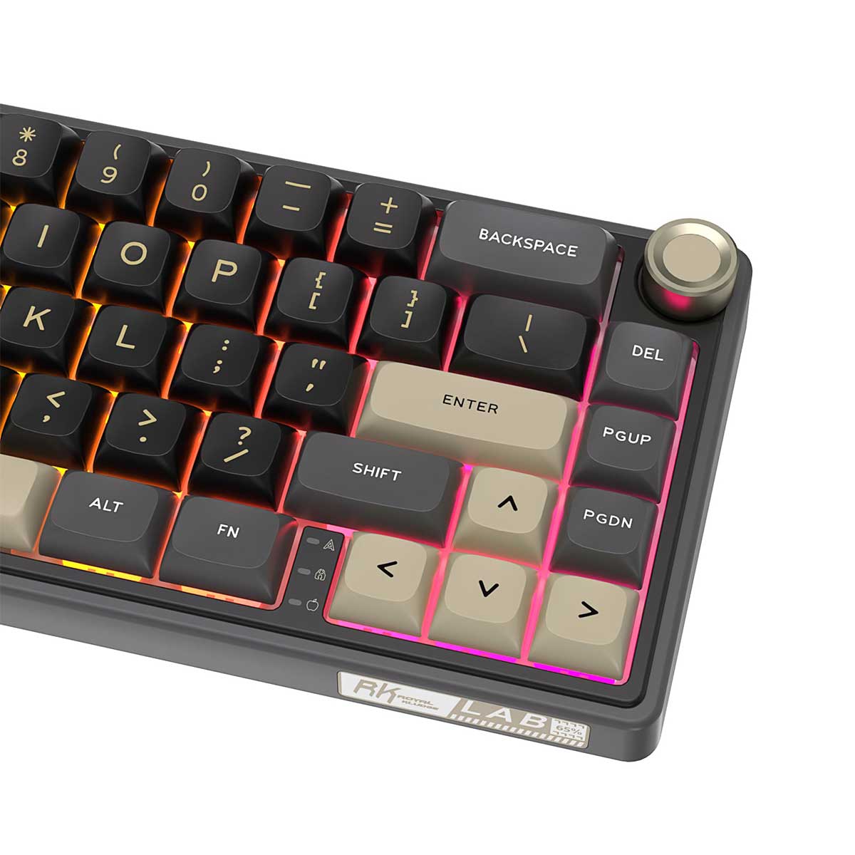 Royal Kludge R65 Single-Mode RGB 66-Keys Hot-Swappable Mechanical Keyboard Phantom (Blue Switch, Chartreuse Switch, Brown Switch) - Image 11