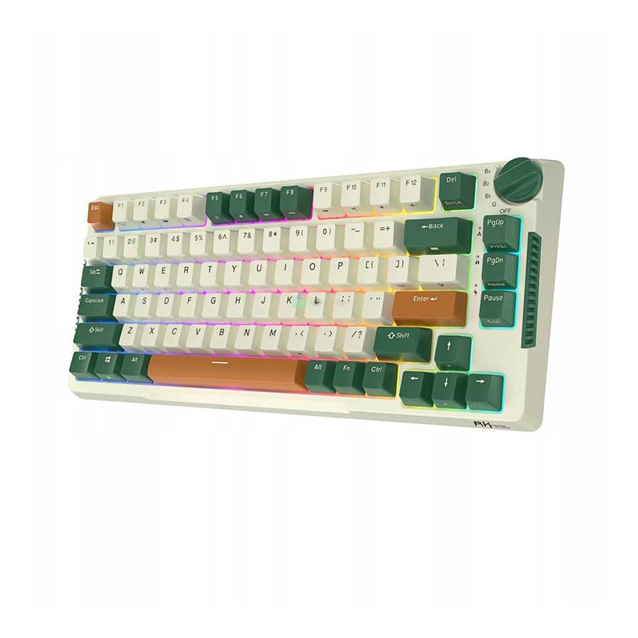 Royal Kludge RK-H81 Tri-Mode RGB 81 Keys Hot Swappable Mechanical Keyboard Time Machine (Brown Switch) - Image 6