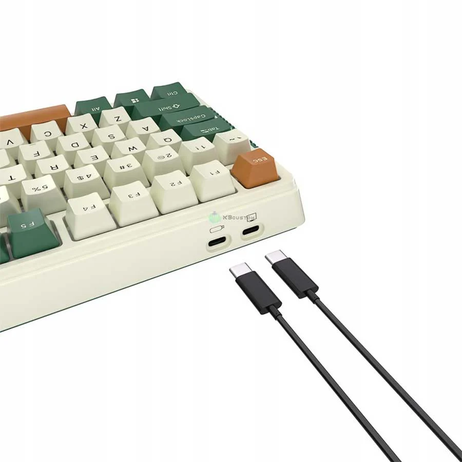 Royal Kludge RK-H81 Tri-Mode RGB 81 Keys Hot Swappable Mechanical Keyboard Time Machine (Sky Cyan Switch) - Image 8