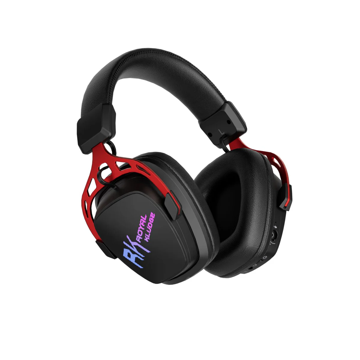 Royal Kludge RK HG103 RGB Tri-Mode Gaming Headphone (Black Ops, Cyborg White) - Image 6