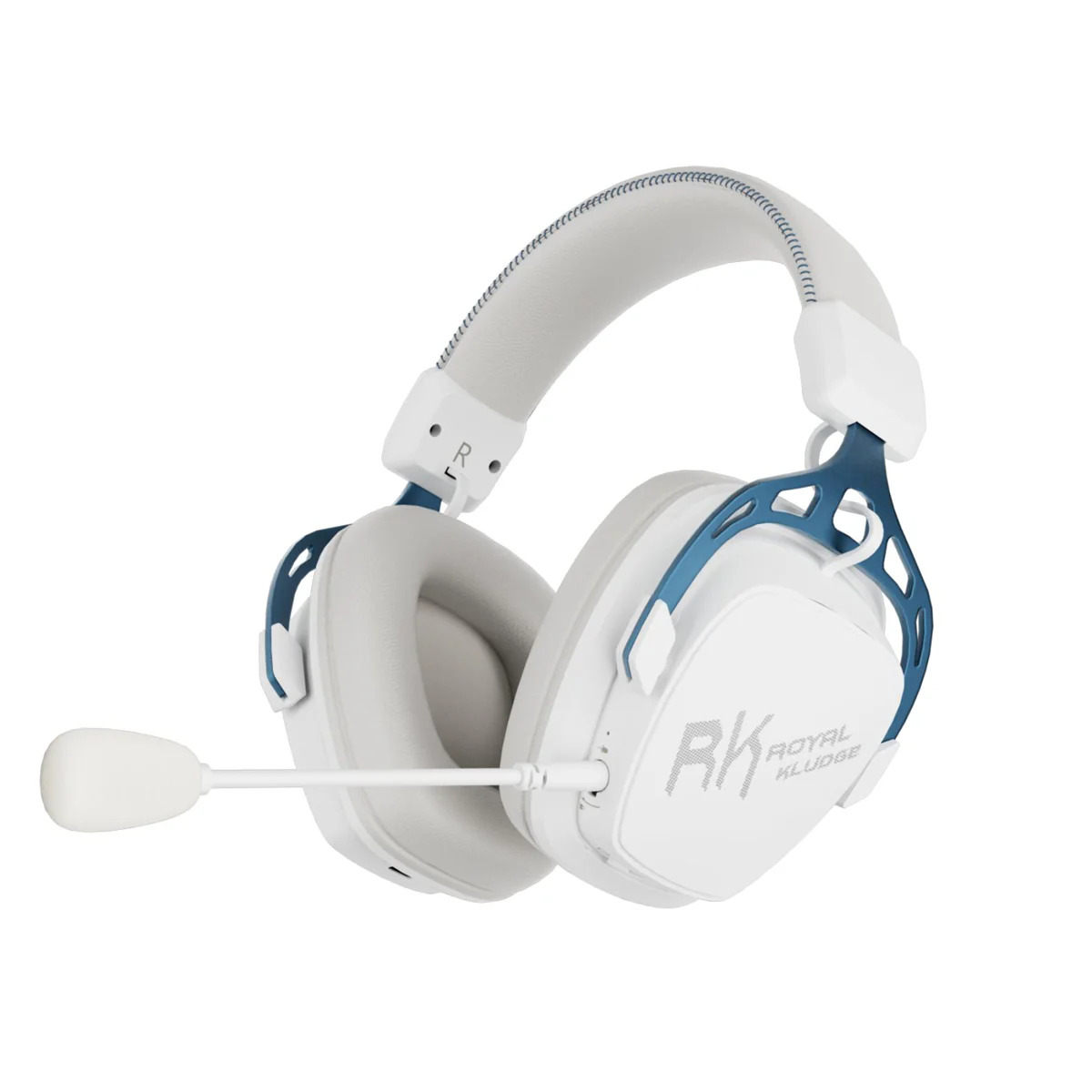 Royal Kludge RK HG103 RGB Tri-Mode Gaming Headphone (Black Ops, Cyborg White) - Image 8