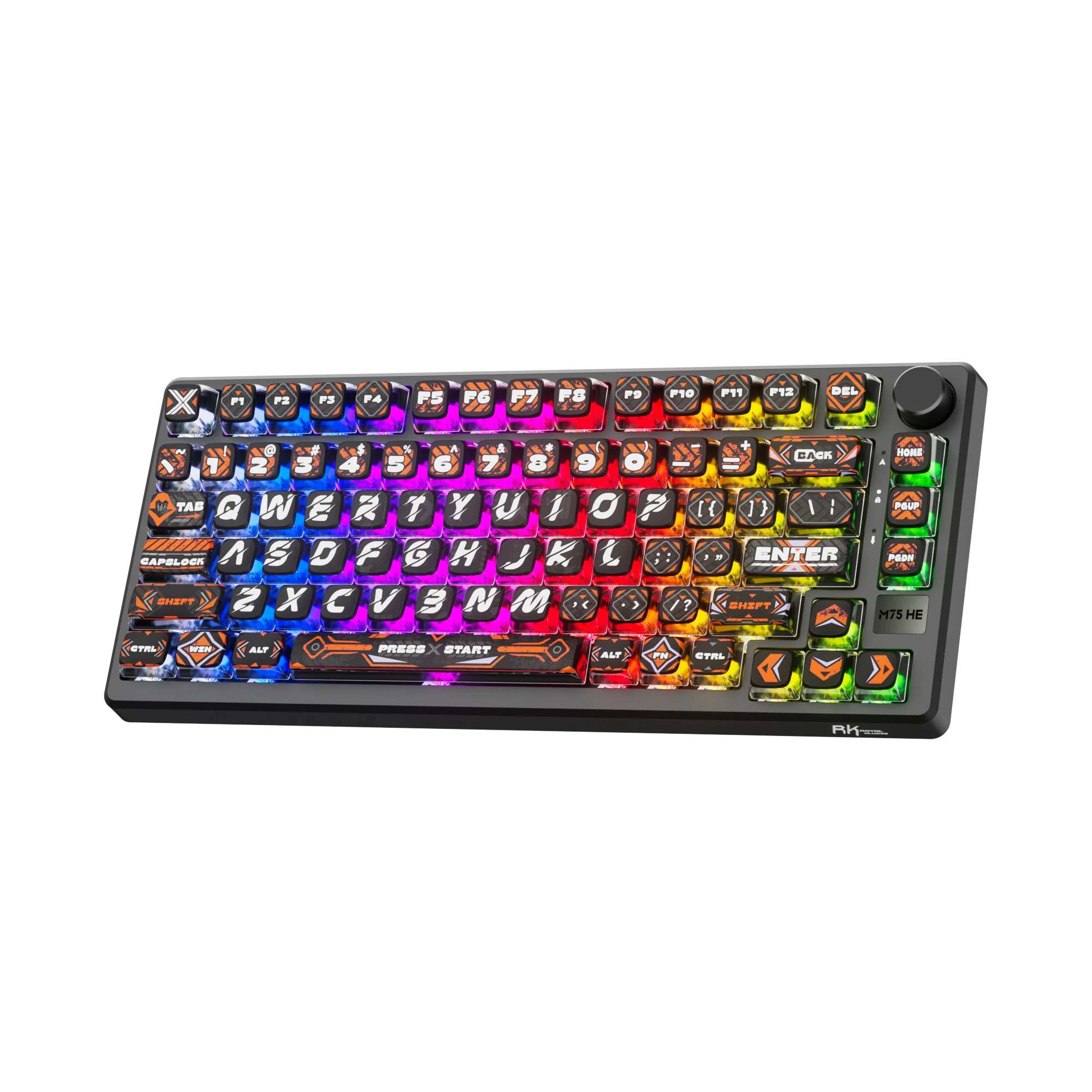 Royal Kludge RK-M75 HE Single-Mode RGB 81 Keys Hot-Swappable Mechanical Keyboard Hephaestus (Mint Switch) - Image 13