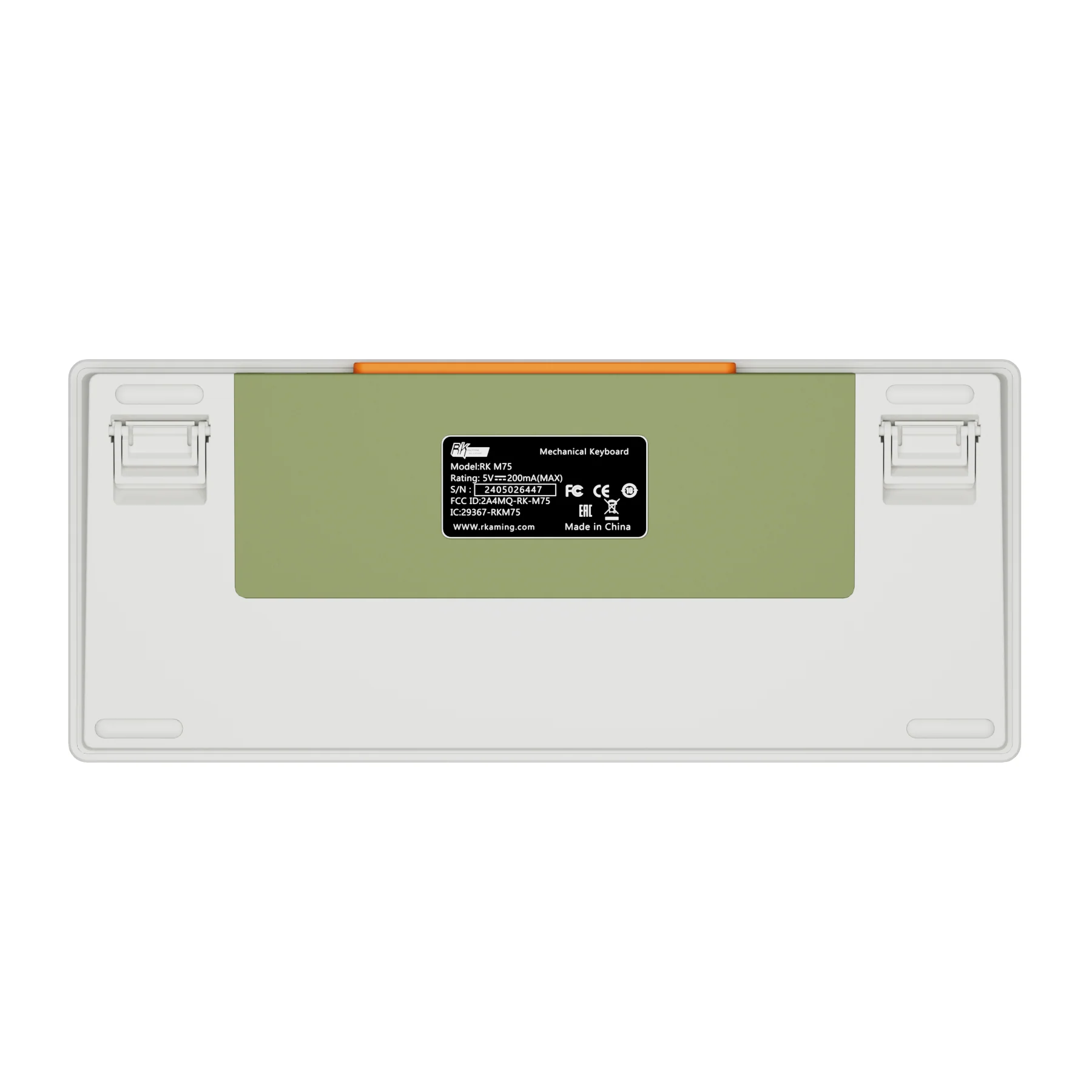 Royal Kludge RK-M75 Tri-Mode RGB 81 Keys Hot-Swappable Mechanical Keyboard Slate Cyan (Cream Switch, Beige Switch) - Image 10