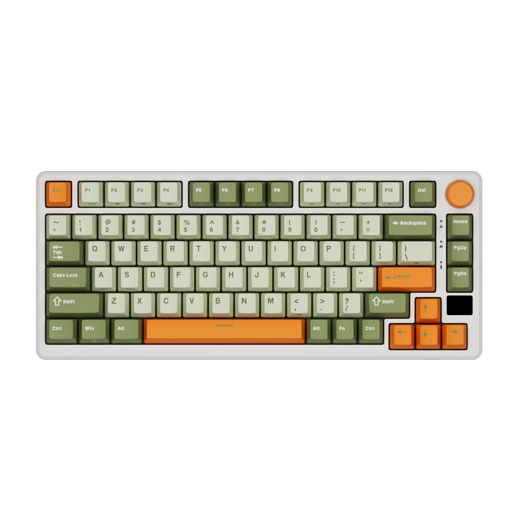 Royal Kludge RK-M75 Tri-Mode RGB 81 Keys Hot-Swappable Mechanical Keyboard Slate Cyan (Cream Switch, Beige Switch) - Image 4