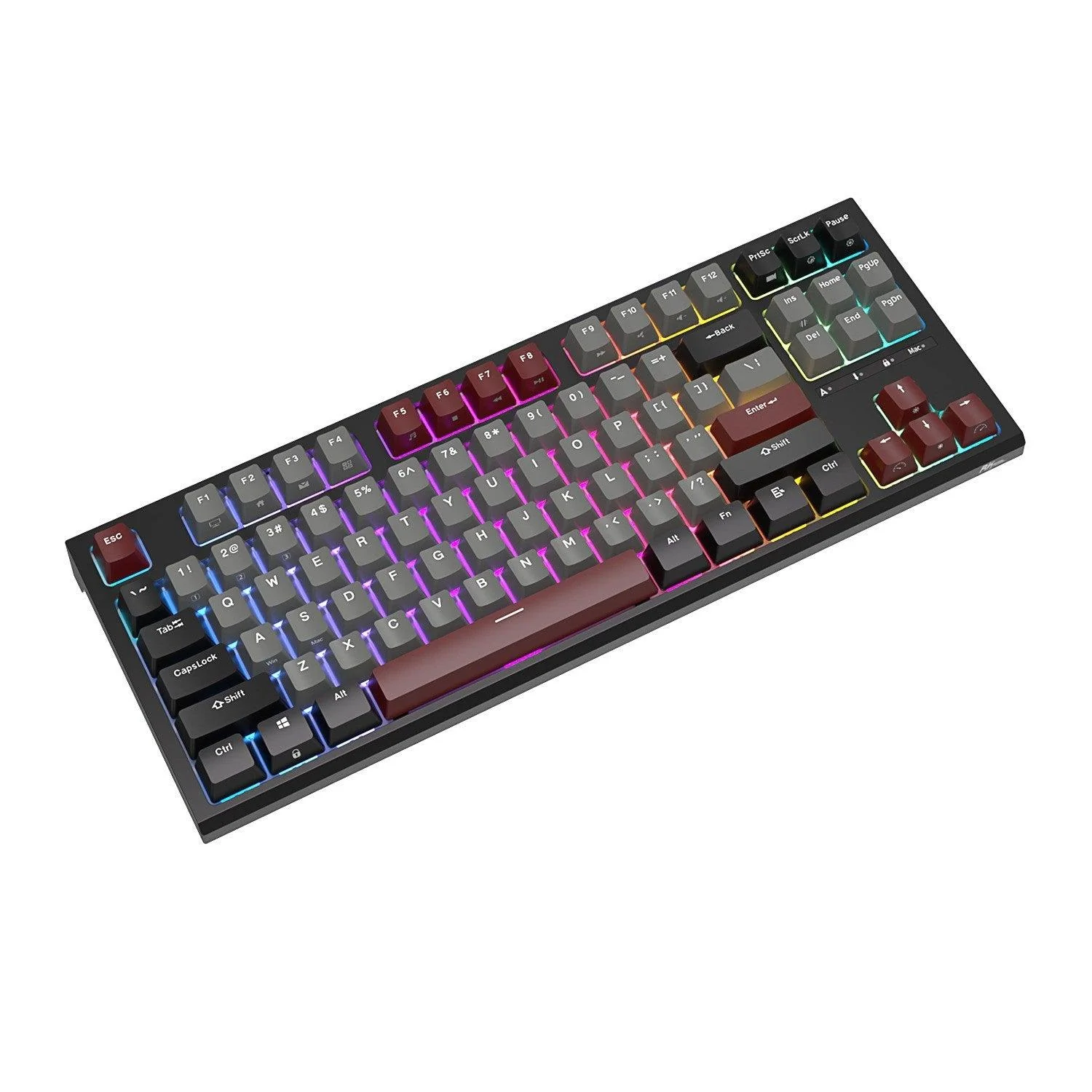 Royal Kludge RK-R87 Single-Mode RGB 87 Keys Hot Swappable Mechanical Keyboard Black (Blue Switch) - Image 4