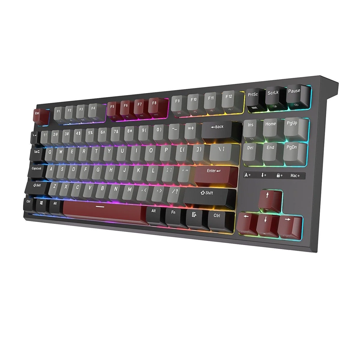 Royal Kludge RK-R87 Single-Mode RGB 87 Keys Hot Swappable Mechanical Keyboard Black (Blue Switch) - Image 9