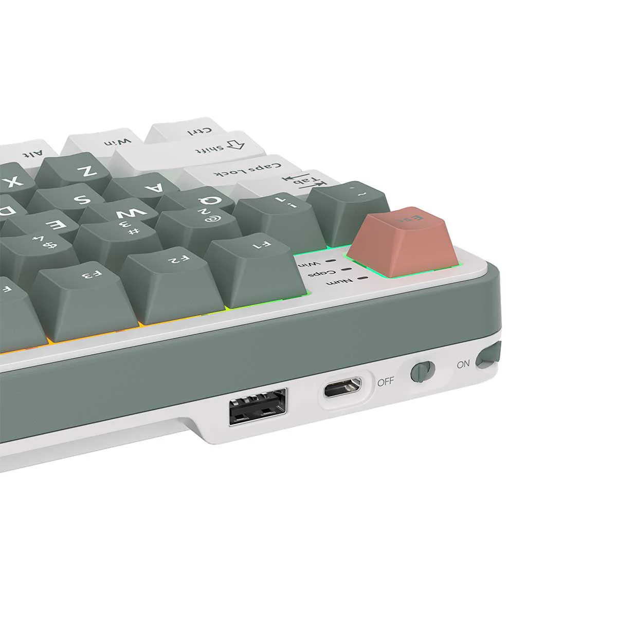 Royal Kludge RK-S98 Tri-Mode RGB 98 Keys Hot Swappable Mechanical Keyboard Camping (Blue Switch, Brown Switch, Chartreuse Switch, Beige Switch) - Image 15