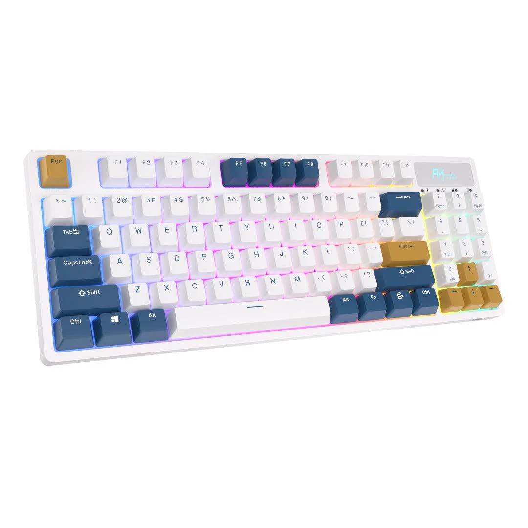 Royal Kludge RK89 Tri-Mode RGB 89 Keys Hot Swappable Mechanical Keyboard Klein Blue (Lemon Switch) - Image 8