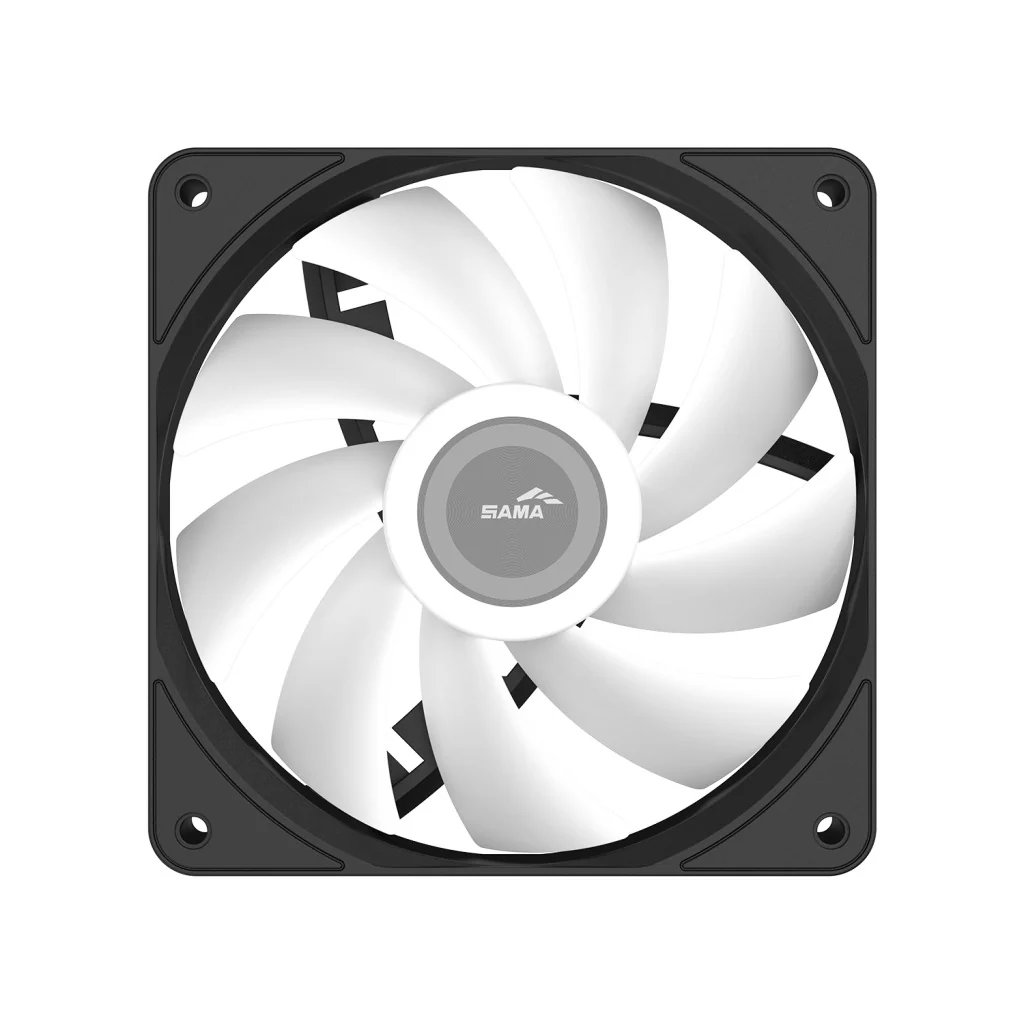 Sama FZ12 ARGB 120mm PWM Fan (Black) (FZ12-BKAM1TOX-G) - Image 2