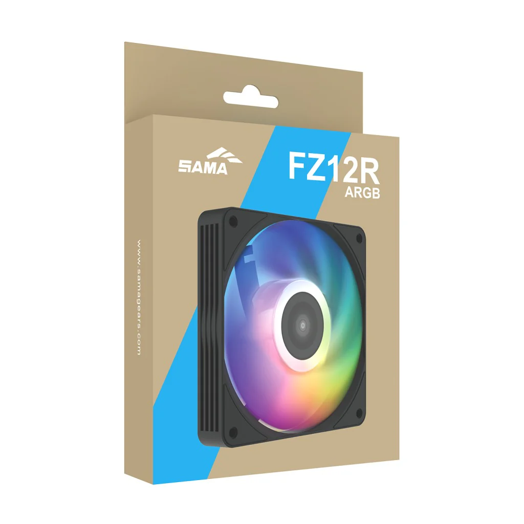 Sama FZ12R ARGB Reverse 120mm PWM Fan (Black) (FZ12-BKAM1TOR-G) - Image 6