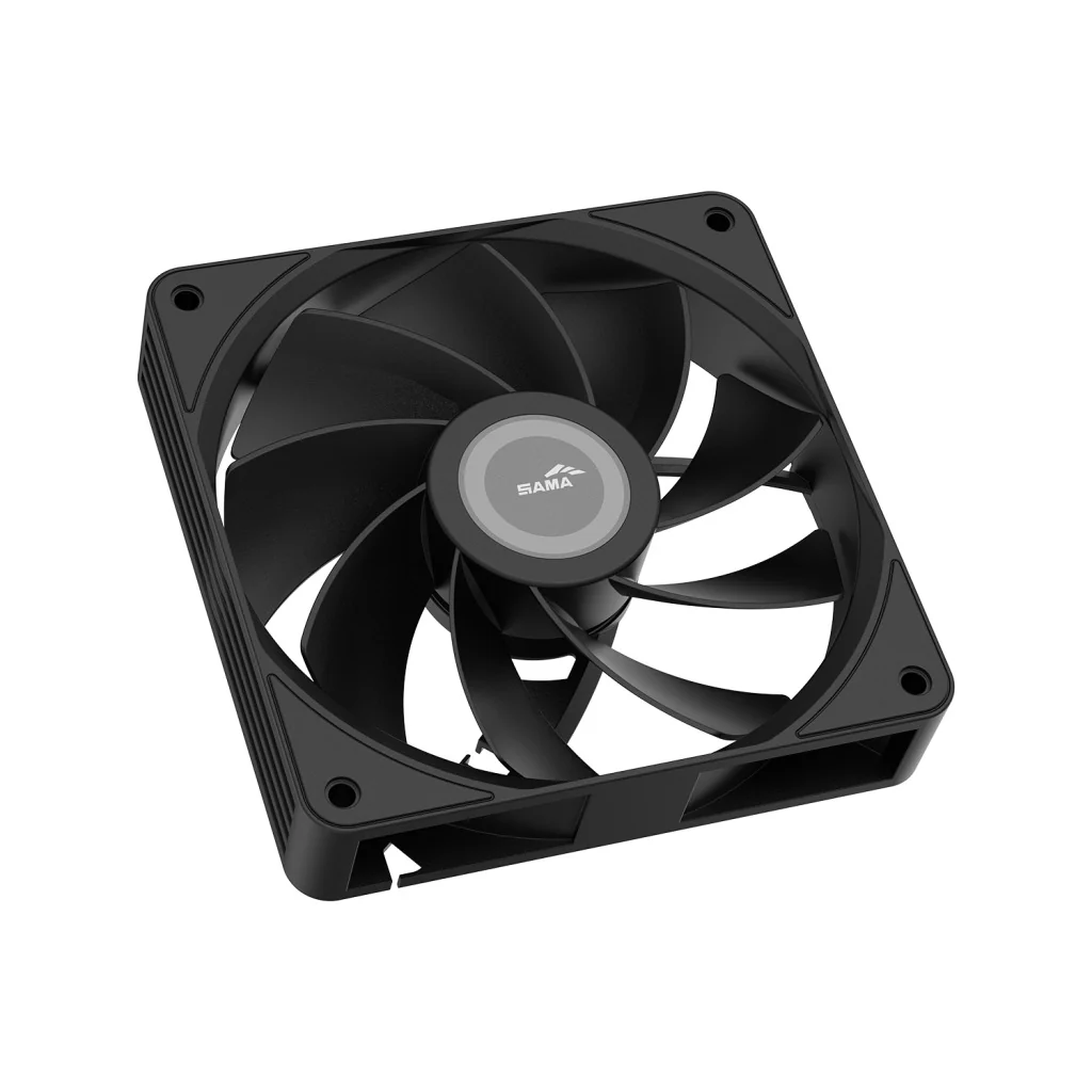 Sama FZ12R Reverse 120mm PWM Fan (Black) (FZ12-BKXX1TOR-G) - Image 4
