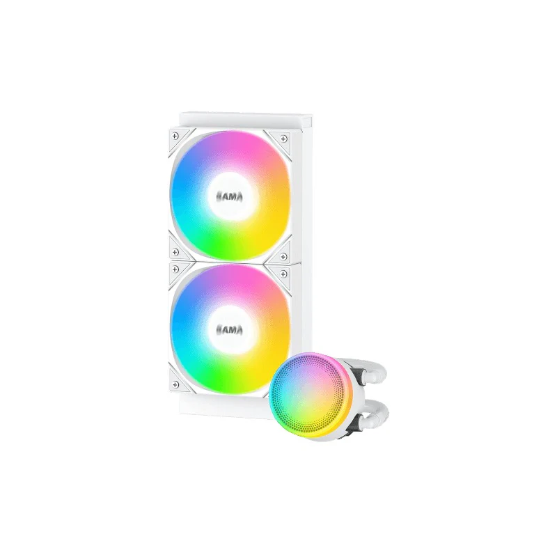 Sama L40 240mm ARGB AIO CPU Cooler (Black, White) - Image 14
