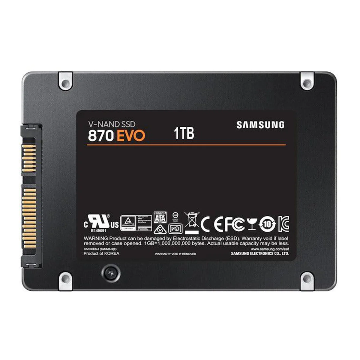 Samsung 870 EVO  Sata III 2.5” SSD (1TB, 2TB, 4TB)(MZ-77E1T0BW, MZ-77E2T0BW, MZ-77E4T0BW) - Image 10