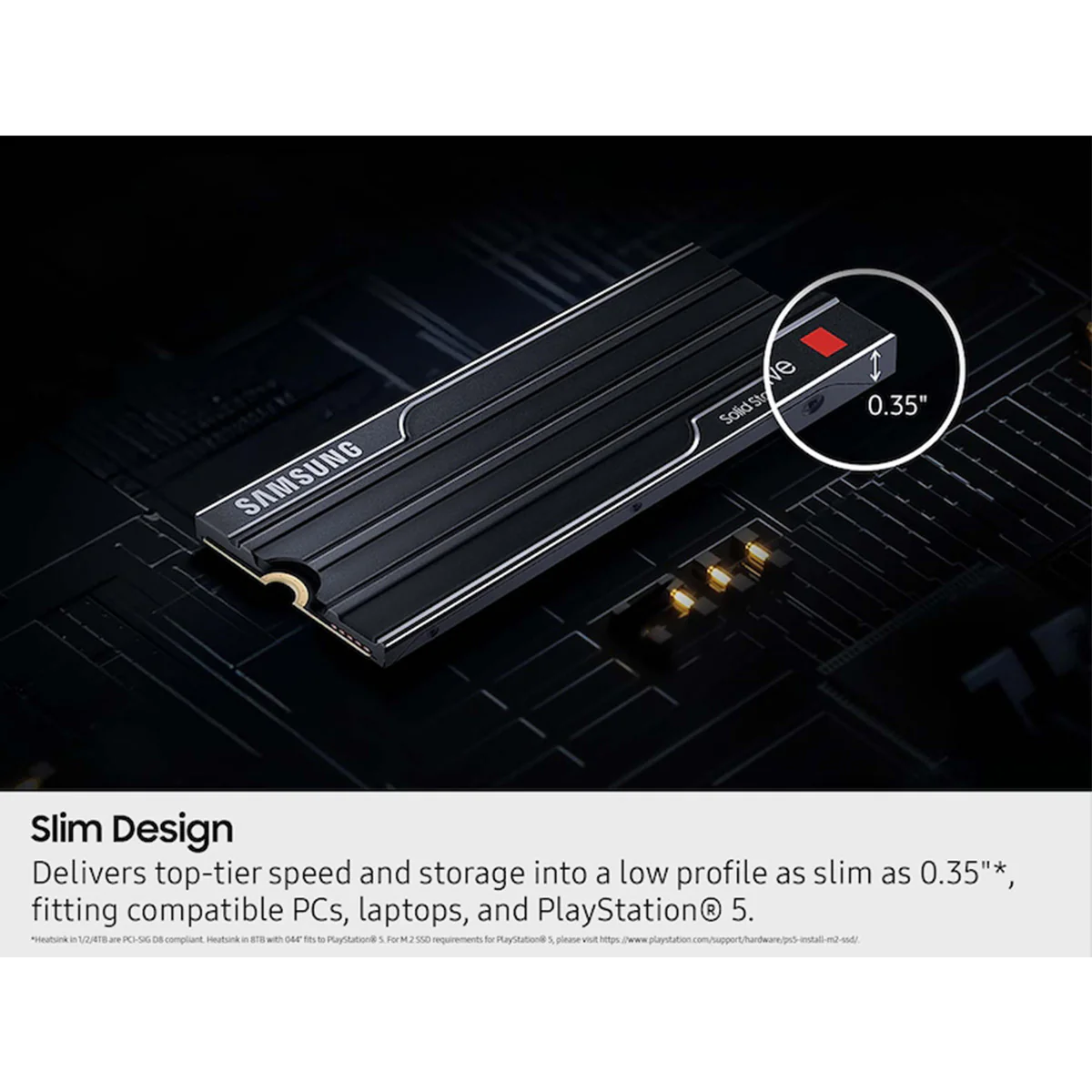 Samsung 9100 Pro PCIe 5.0 x4 NVMe M.2 SSD with Heatsink (1TB, 2TB, 4TB, 8TB) - Image 8