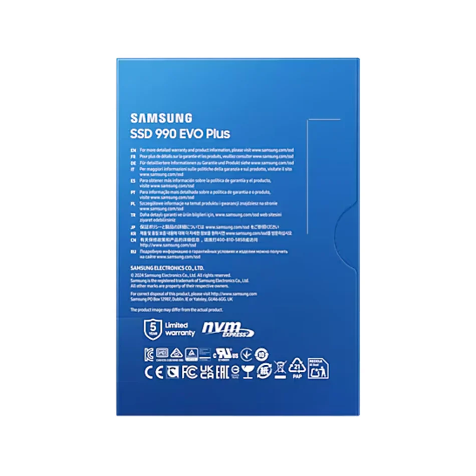 Samsung 990 Evo Plus PCIe 4.0 x4 / 5.0 x2 NVMe M.2 SSD (1TB, 2TB, 4TB) - Image 7