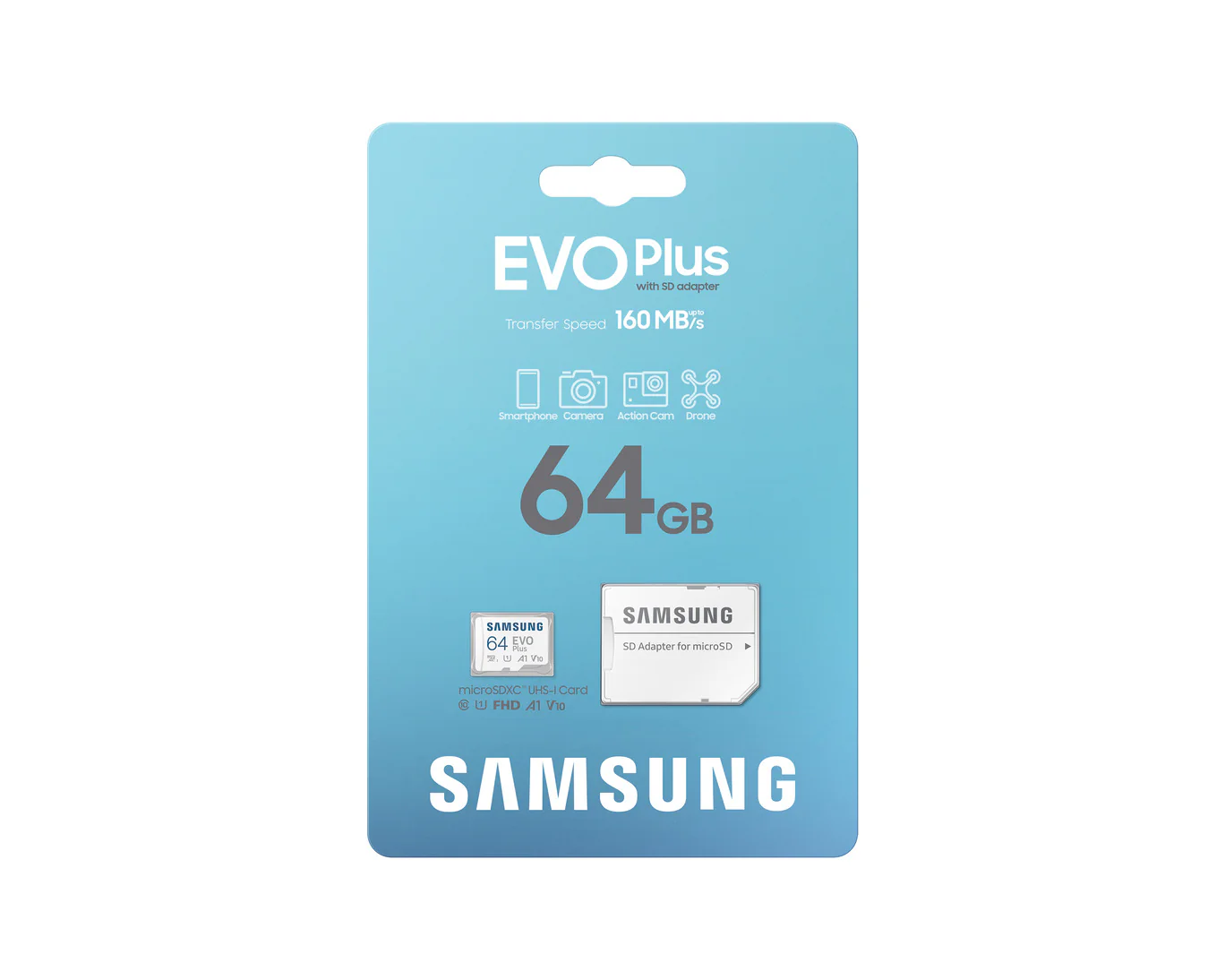Samsung Evo Plus microSDXC UHS-I 160mb/s Read Memory Card with SD Adapter (64GB, 128GB) - Image 17