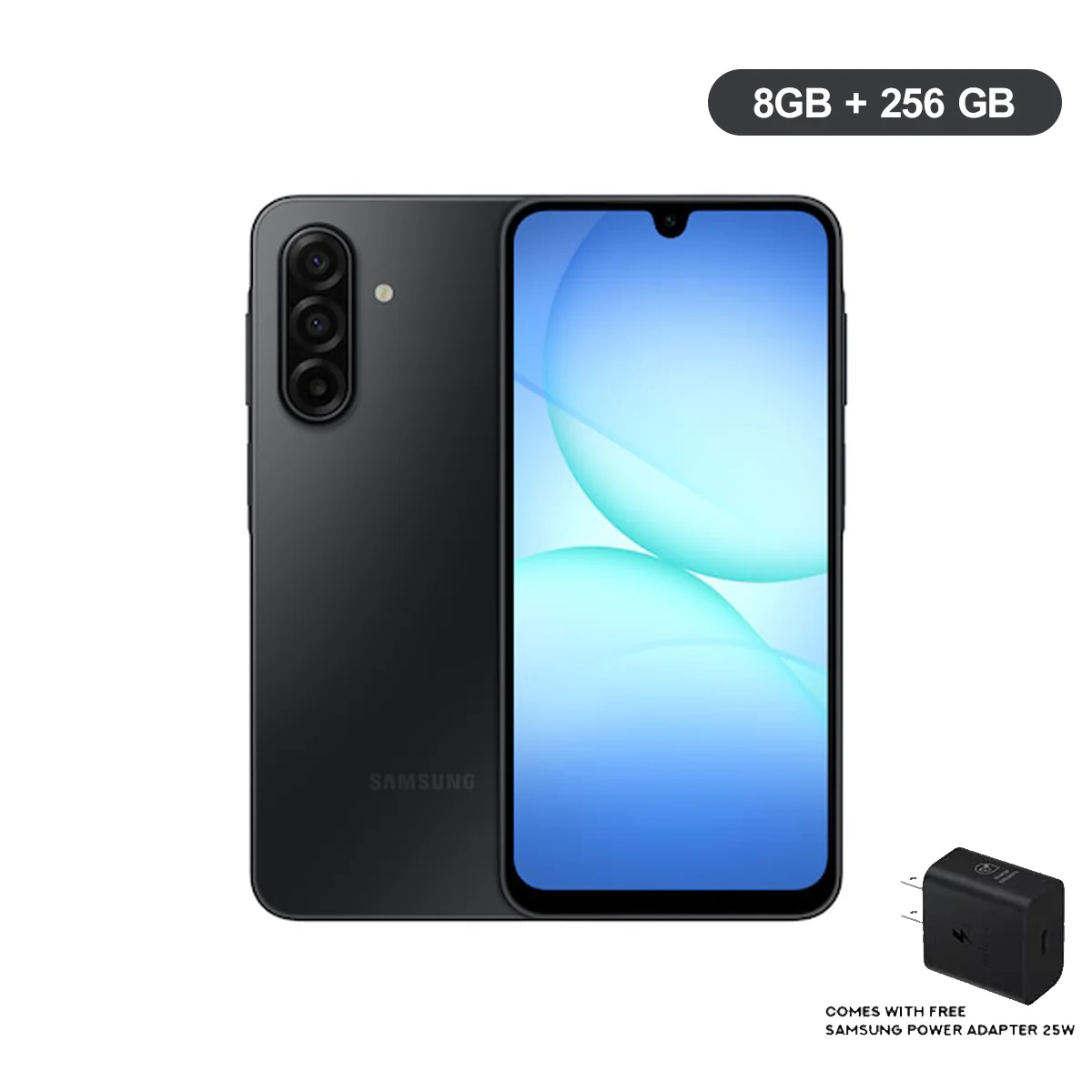 Samsung Galaxy A17 5G 6.7" 8GB + 256GB 50MP Dual-SIM 5000mAh (Black, Gray) + Power Adapter - Image 2