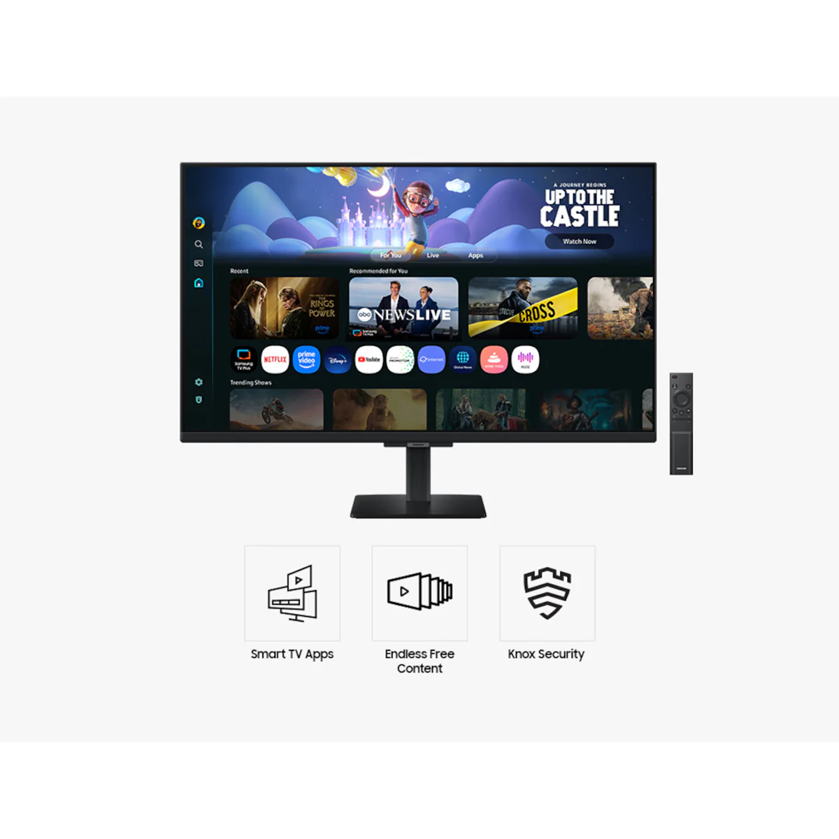 Samsung M5 M50F LS32FM500EEXXP 32" FHD (1920x1080) 60Hz 4ms GTG VA Smart Monitor with Tilt Adjustment - Image 7