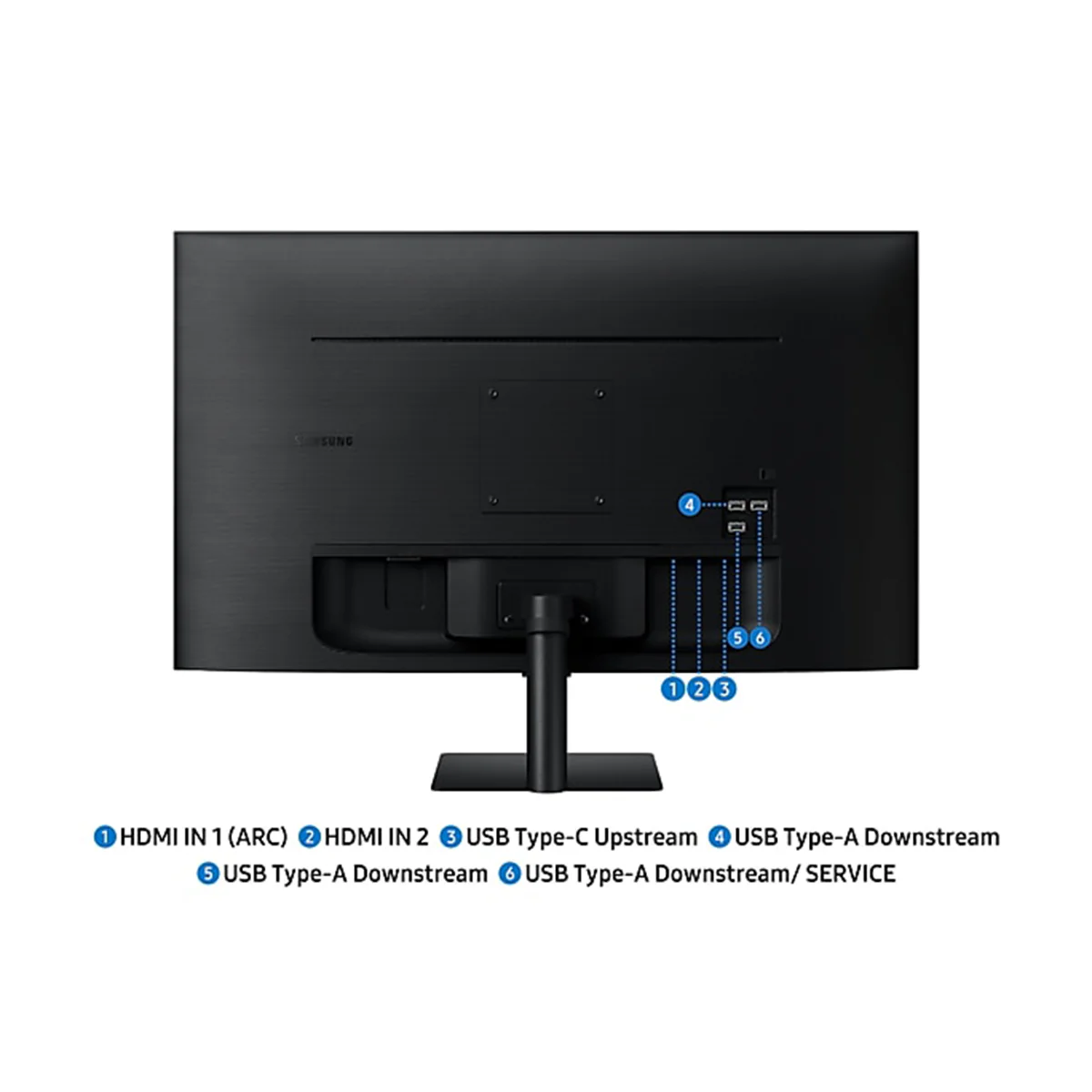 Samsung M7 M70F LS32FM700UEXXP 32" 4K (3840x2160) 60Hz 4ms GTG VA Smart Vision AI, Smart TV Experience with AI, AI Picture Optimizer, Know Security Monitor with Tilt Adjustment - Image 8