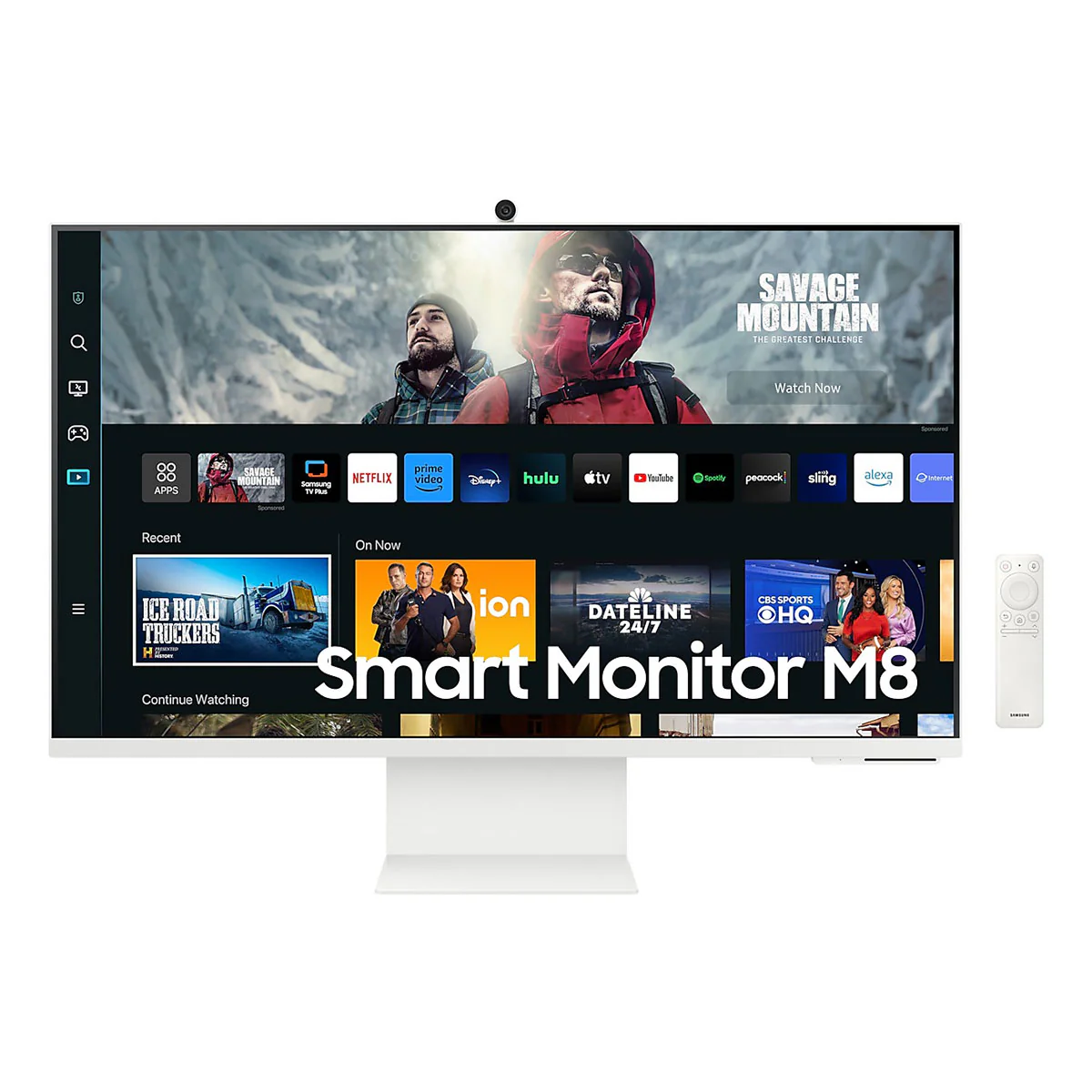 Samsung M8 M80C LS32CM801UEXXP 32" 4K 60HZ HDR10+ VA Smart Monitor With Speakers & Remote (Warm White) - Image 2