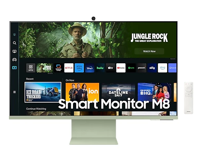Samsung M8 M80C LS32CM80GUEXXP 32" 4K 60Hz VA Smart Monitor (Spring Green) - Image 4