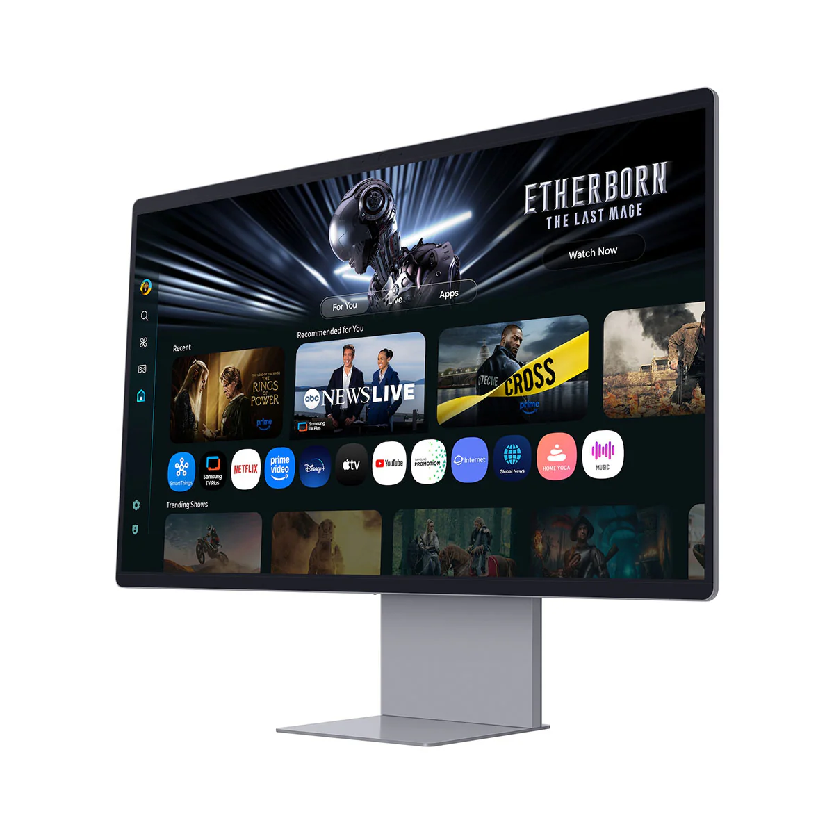 Samsung M9 M90SF LS32FM902SEXXP 32" 4K (3840x2160) 165Hz 0.03ms GTG OLED Vision AI Smart Monitor with Tilt, Pivot & Height Adjustmen (Eclipse Silver) - Image 10