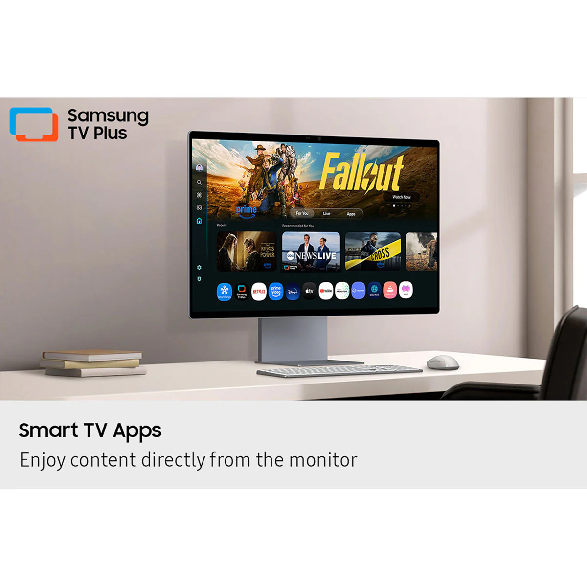 Samsung M9 M90SF LS32FM902SEXXP 32" 4K (3840x2160) 165Hz 0.03ms GTG OLED Vision AI Smart Monitor with Tilt, Pivot & Height Adjustmen (Eclipse Silver) - Image 6