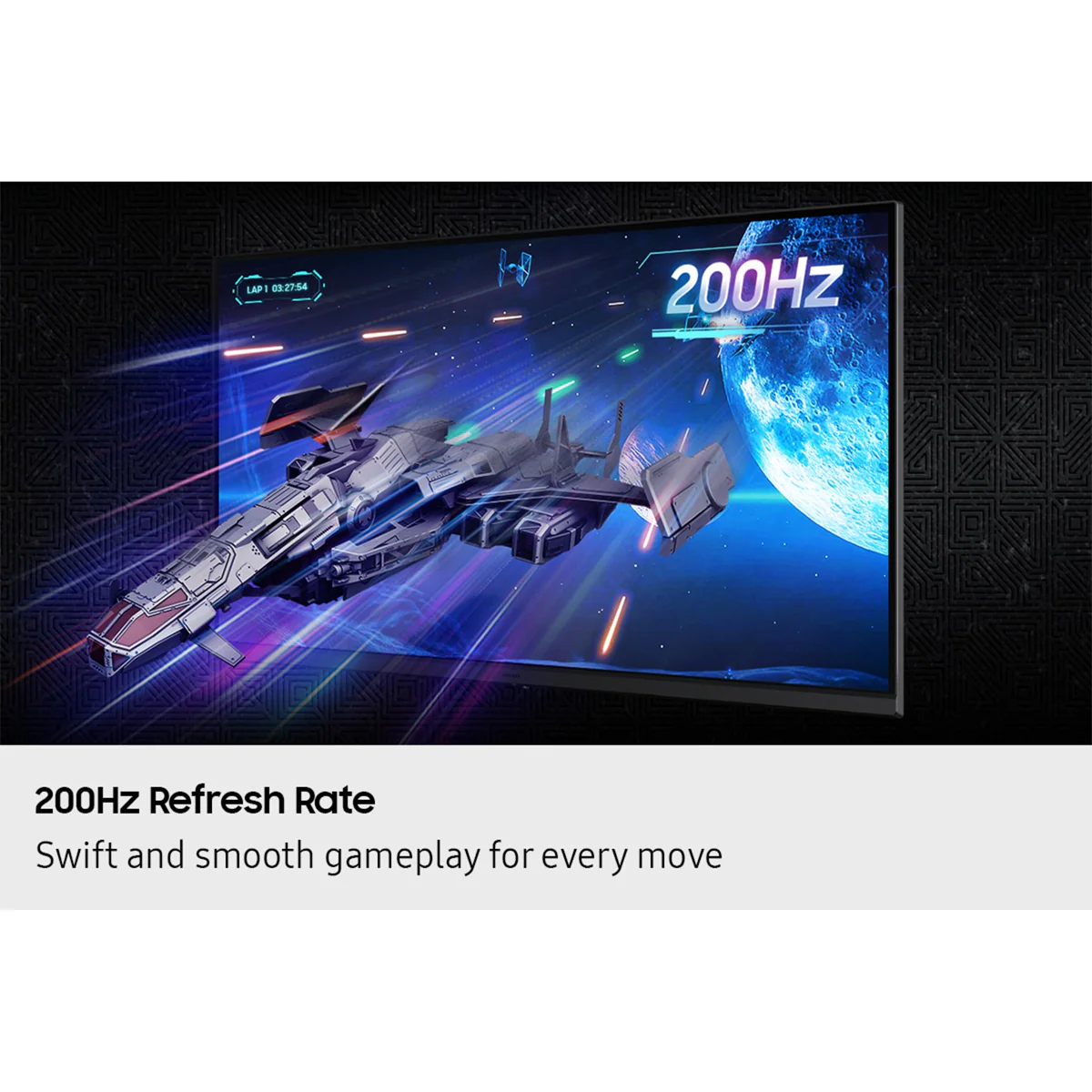 Samsung Odyssey G5 G53F LS27FG530EEXXP 27" QHD (2560x1440) 200Hz 1ms MPRT IPS Gaming Monitor with Tilt Adjustment (Black) - Image 2