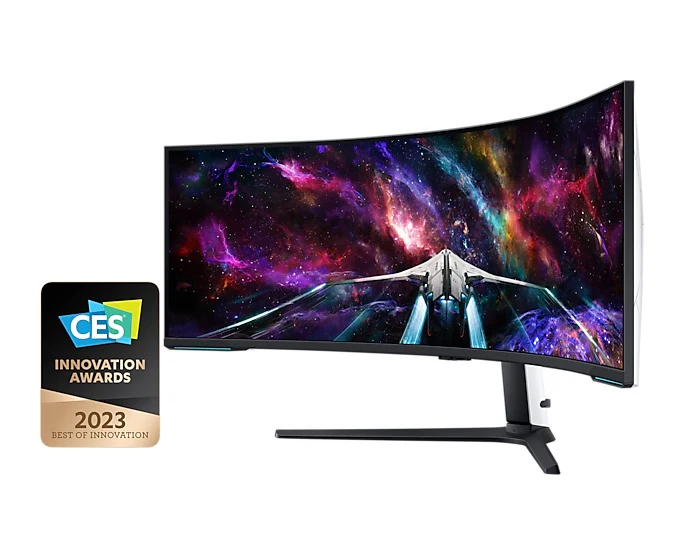 Samsung Odyssey Neo G9 (G95NC) LS57CG952NEXXP 57" 240Hz 1ms GTG 7680x2160 Dual UHD Quantum Mini-LED HDR 1000 Swivel, Tilt, Height-Adjust Curved Gaming Monitor + Samsung HW-B550 Soundbar (Black) Bundle - Image 15