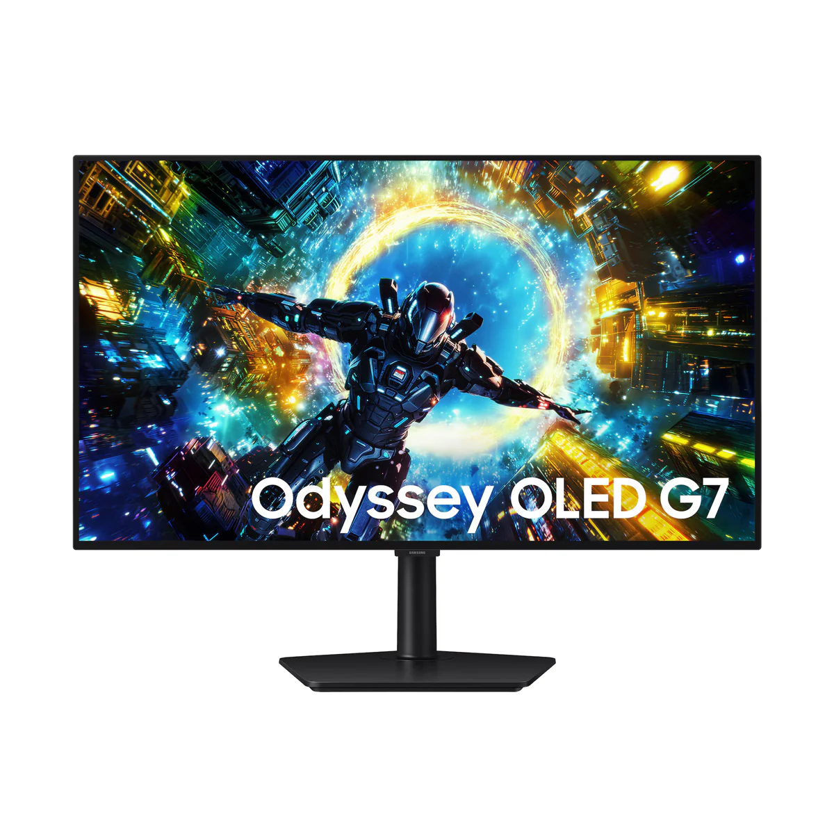 Samsung Odyssey OLED G7 LS32HG732SEXXP 32" 4K (3840x2160) Dual Mode (Max 4K 165Hz / FHD 330Hz) 0.03ms GTG Gaming Monitor with Tilt/ Height/ Pivot/ Swivel Adjustment + Samsung Soundbar HW-B400F/XP 2.1ch Subwoofer - Image 7