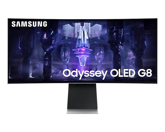 Samsung Odyssey OLED G8 LS34BG850SEXXP 34-INCH 0.1MS 175HZ Ultra WQHD Smart Curved Gaming Monitor (Silver) - Image 3
