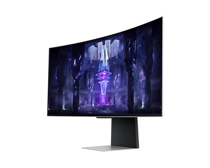 Samsung Odyssey OLED G8 LS34BG850SEXXP 34-INCH 0.1MS 175HZ Ultra WQHD Smart Curved Gaming Monitor (Silver) - Image 7