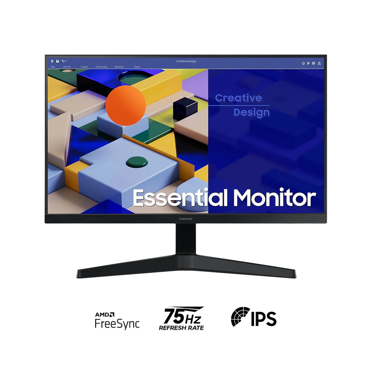 Samsung S3 LS24C310EAEXXP 24" FHD IPS 75HZ Essential Monitor