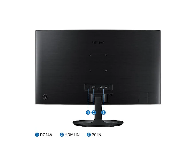 Samsung S3 LS24C360EAEXXP 24" FHD 75Hz Essential Curved Monitor (Black) - Image 10