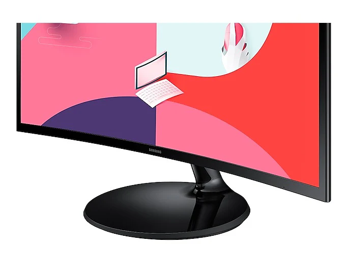 Samsung S3 LS24C360EAEXXP 24" FHD 75Hz Essential Curved Monitor (Black) - Image 8