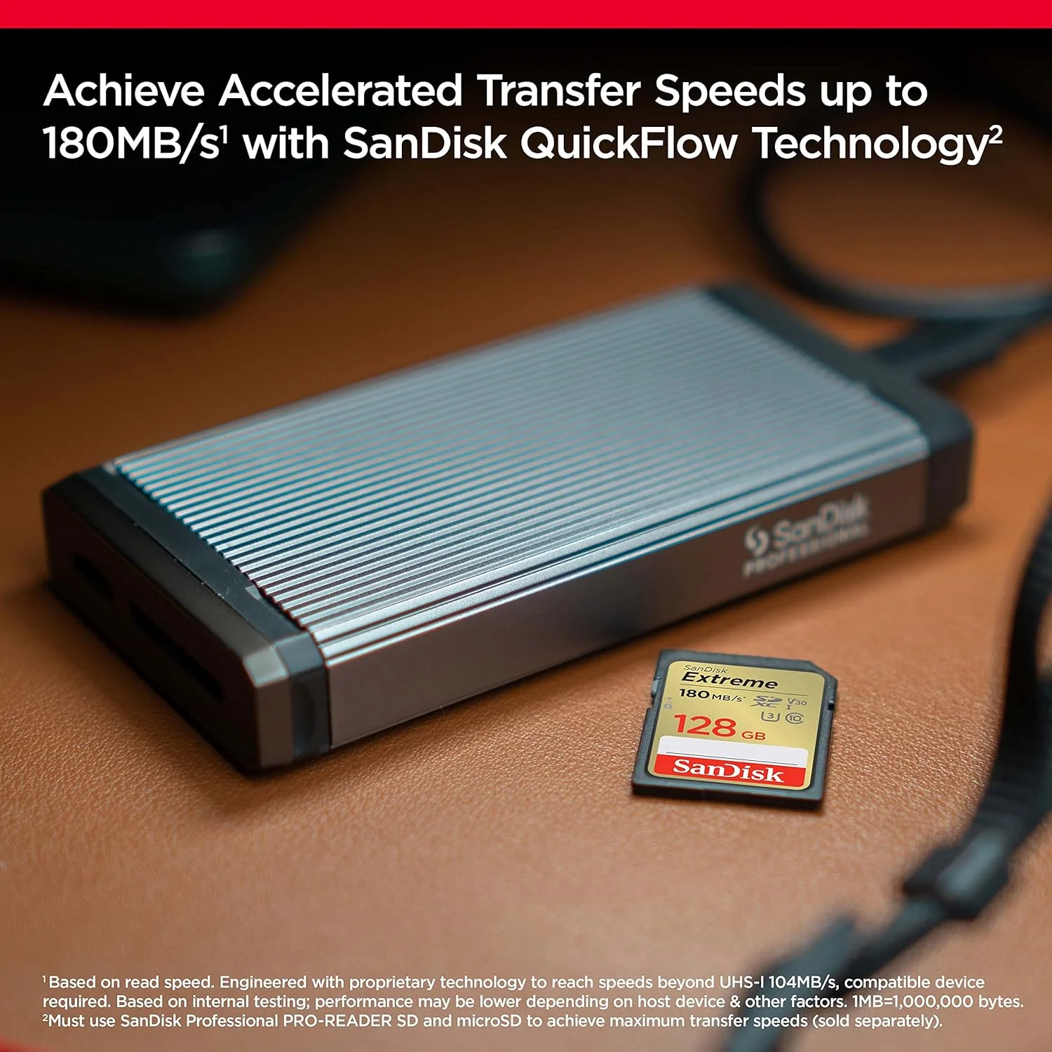 Sandisk Extreme 128GB 180MB/s SDXC UHS-I Card (SDSDXVA-128G-GNCIN) - Image 2