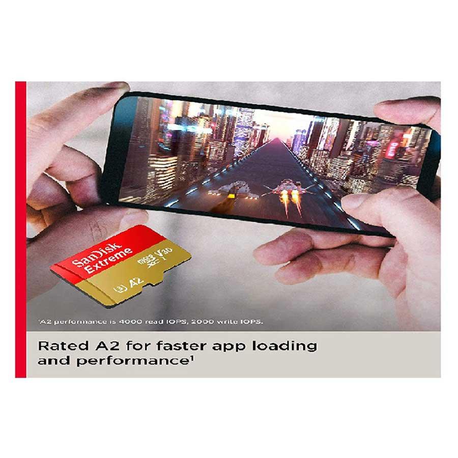 Sandisk Extreme 256GB 190MB/S UHS-1 MICROSDXC Card For Mobile Gaming (SDSQXAV-256G-GN6MN) - Image 3