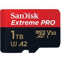 Sandisk Extreme PRO 1TB 170MB/S MICROSDXC UHS-1 Card With Adapter (SDSQXCZ-1T00-GN6MA)