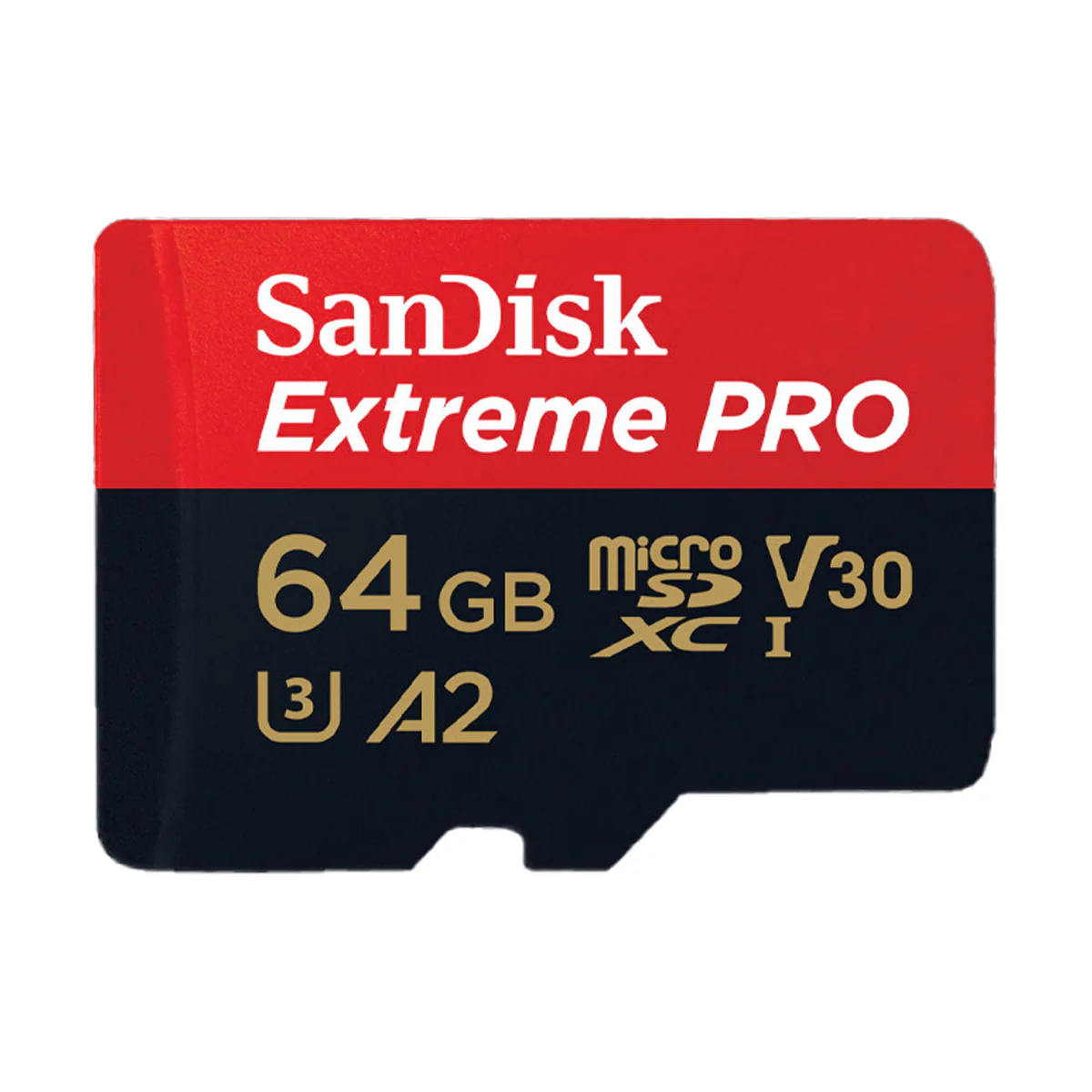 SANDISK Extreme Pro 64GB 200MB/S MICROSDXC UHS-1 Card With Adapter (SDSQXCU-064G-GN6MA)