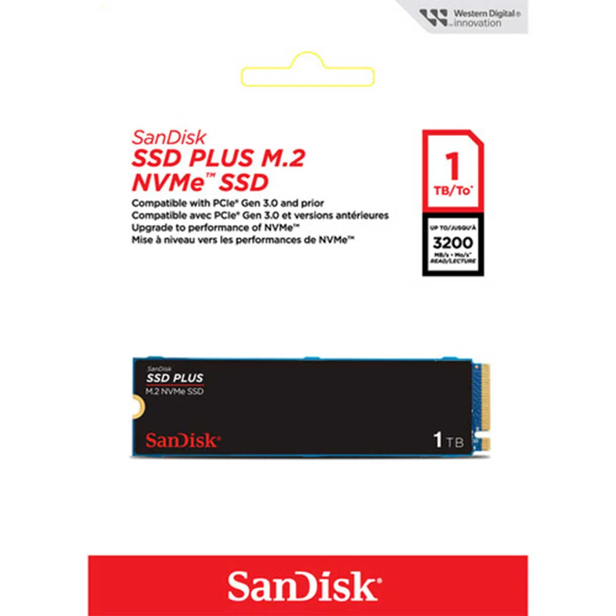 Sandisk SSD Plus M.2 NVME PCIE GEN 3.0 Internal SSD (250GB, 500GB, 1TB) - Image 5