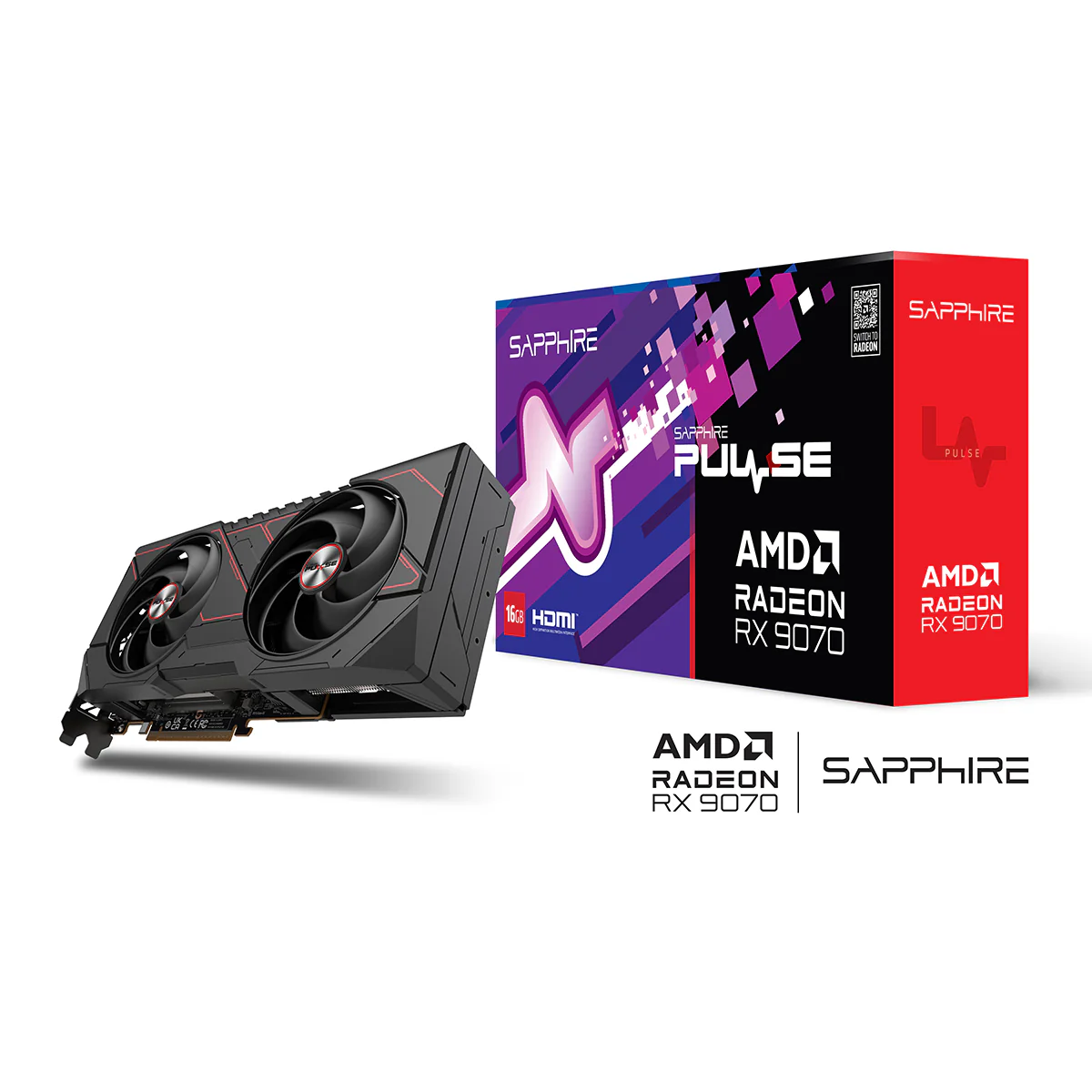 Sapphire Pulse AMD Radeon RX 9070 Gaming 16GB Dual HDMI/Dual DP Graphics Card - Image 9