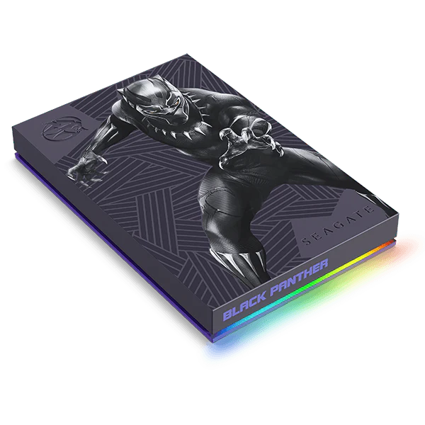 Seagate Firecuda Black Panther SE 2TB RGB External Gaming Hard Drive Compatible With PS5/ PC/ Mac/ XBOX S/X (STLX2000401) - Image 3