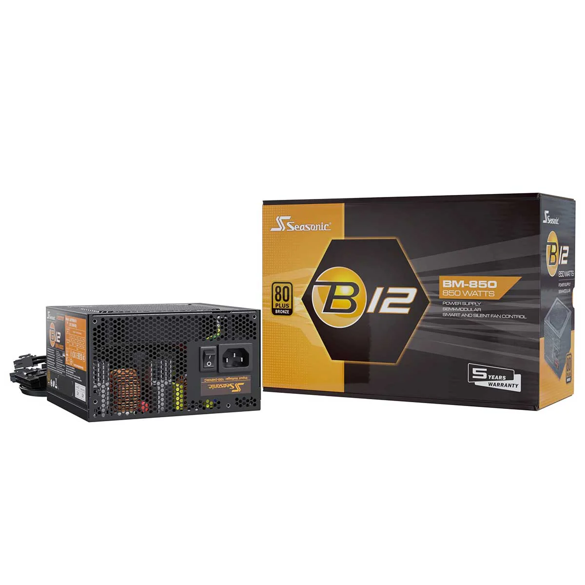 Seasonic B12 BM-850 850W 80+ Bronze Semi-Modular Power Supply - Image 11