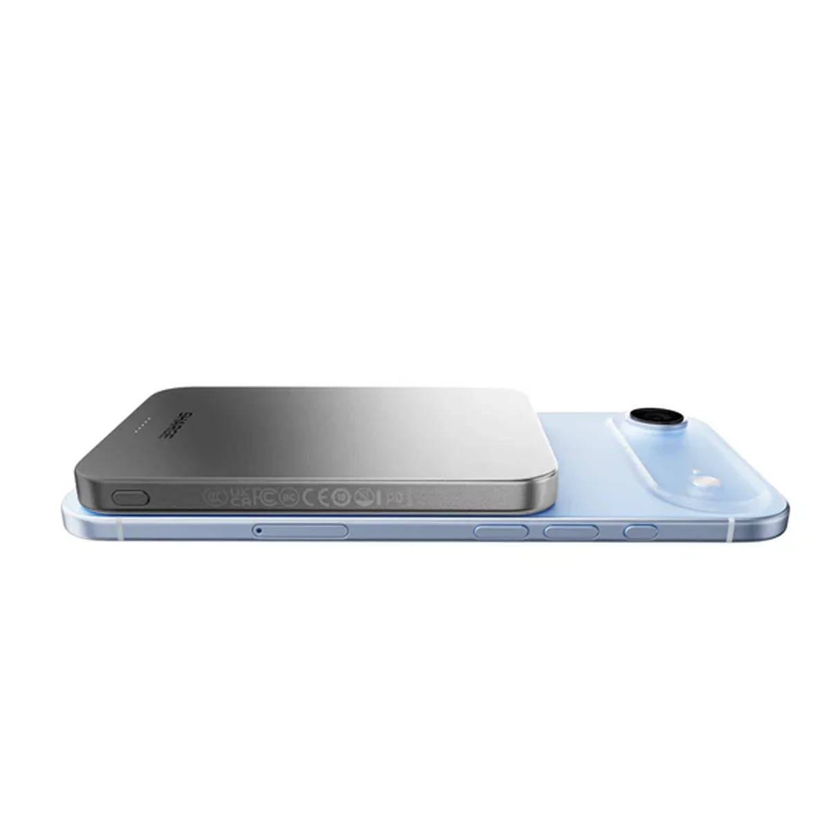 Sharge AeroMag 5K Qi2 Magnetic Ultra-Slim & Lightweight Power Bank w/ Graphene Cooling 5000mAh 15W (Black) (M4) - Image 3